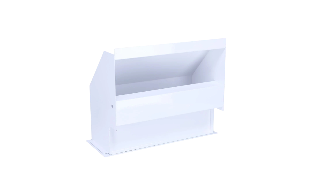 Ventilationsbox 400 x 150 mm, weiß, optional mit Licht